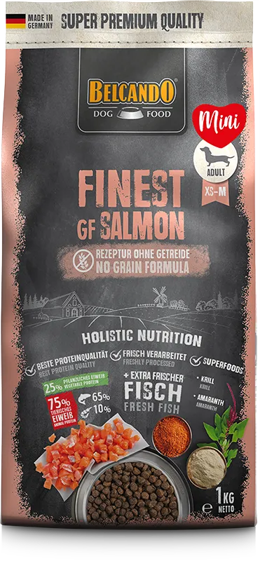 Belcando Finest GF Salmon ドッグフード 3kg800g Dry Dog Food GF – Hunter Pet Shop