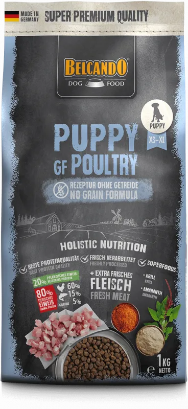 BELCANDO PUPPY GF POULTRY 3kg×1袋 800g×4袋 Amazon.co.jp: BELCANDO Puppy Grain-Free Chicken Puppy Dog