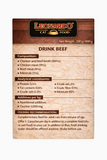 Leonardo cat food drink beef package with nutritional information