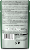 Back view of a green and white Leonardo Cat food pure turkey package with text and a barcode