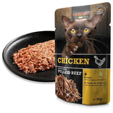 Leonardo Chicken + extra pulled Beef cat food