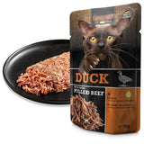 LEONARDO Duck + extra pulled Beef 70gm (Pack of 16)