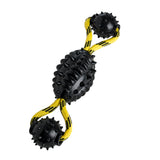 Dog Toy Spike Ball with Rope